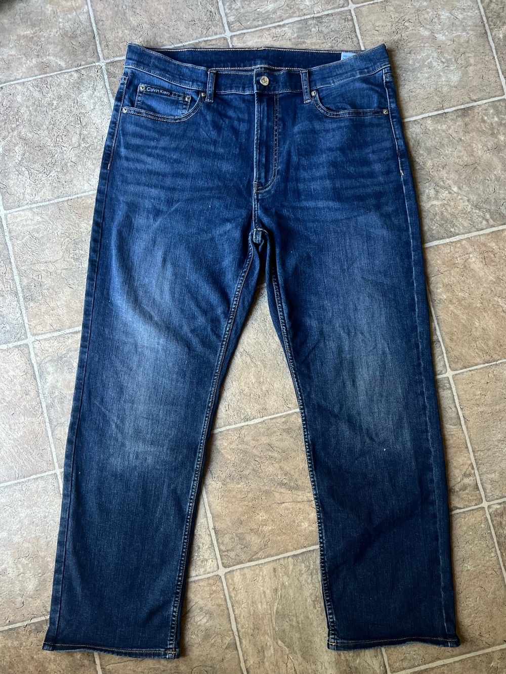Calvin Klein Men’s Indigo Straight Leg Jeans